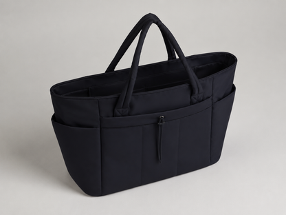 Strukturierte Nylon-Reisetasche