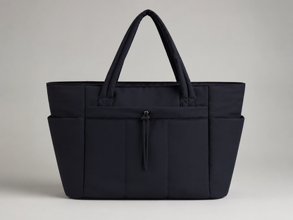Strukturierte Nylon-Reisetasche