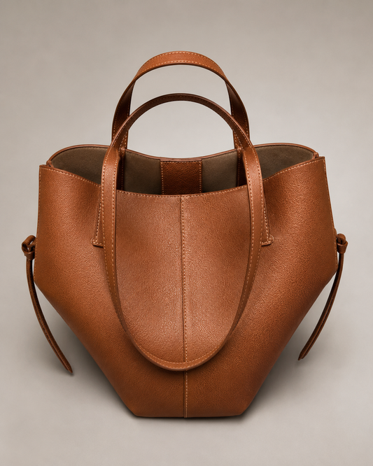 Lässige Leder-Schultertasche