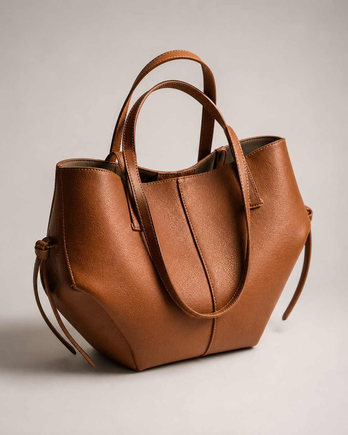 Lässige Leder-Schultertasche