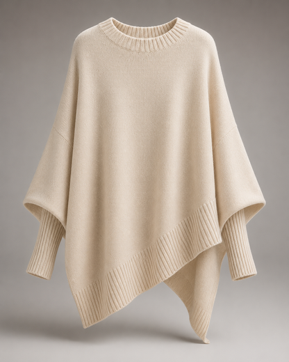 Gemütlicher Strick-Poncho