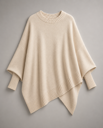 Gemütlicher Strick-Poncho