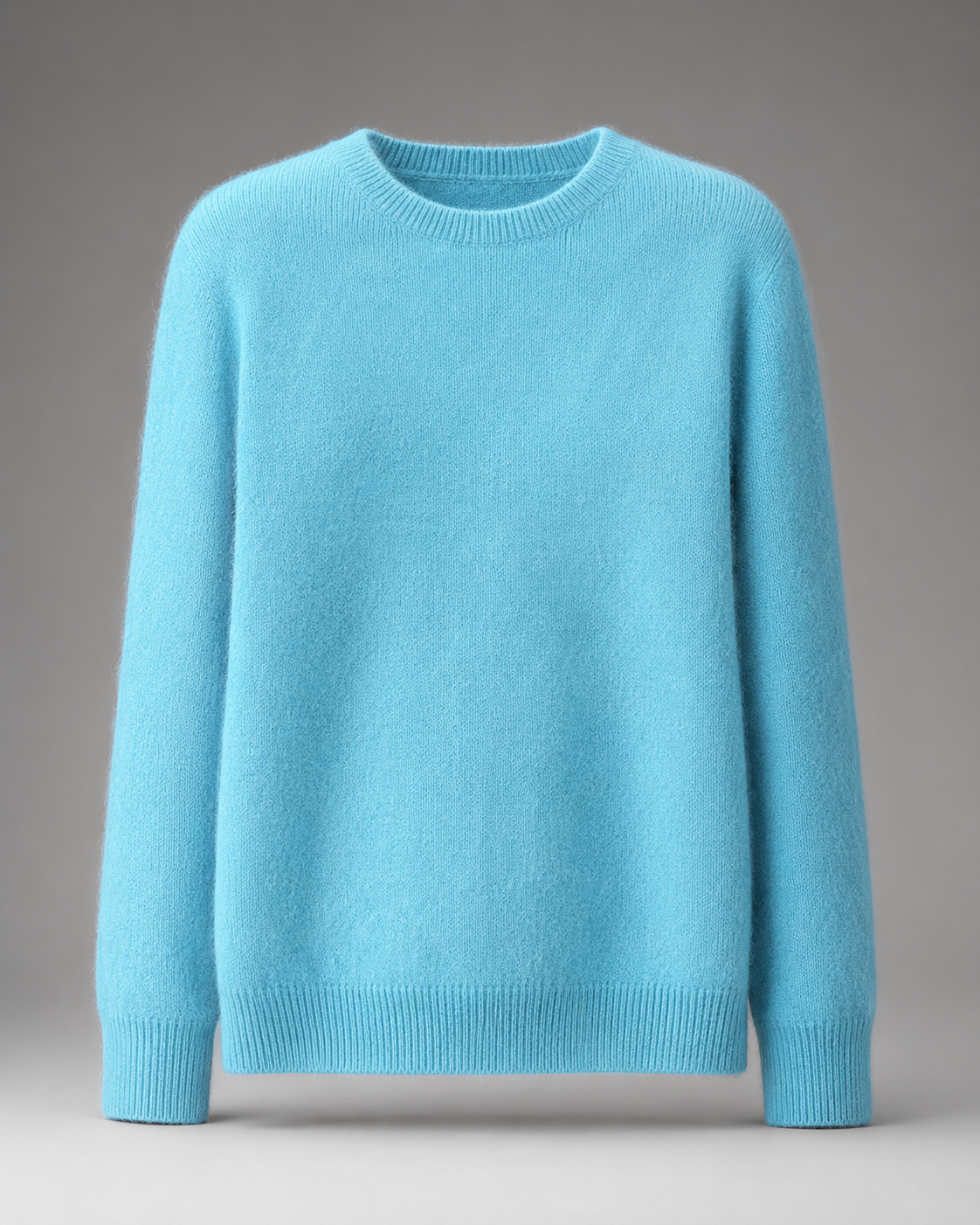 Weicher Rundhals-Strickpullover