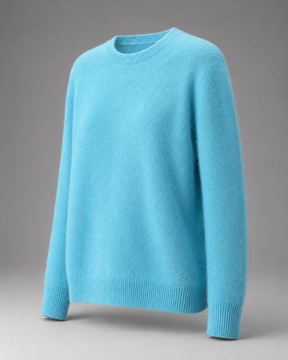 Weicher Rundhals-Strickpullover