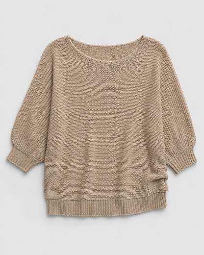 Fledermaus-Strickpullover