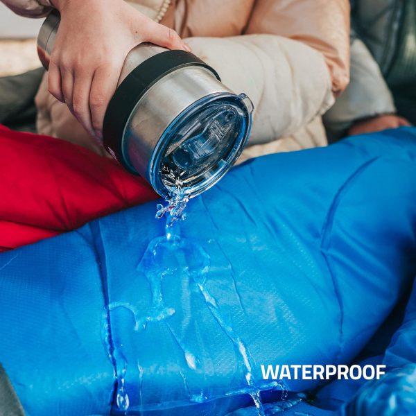 MalloMe Sleeping Bags for Adults Cold Weather & Warm - Backpacking Camping Sleeping Bag for Kids 10-12, Girls, Boys - Lightweight Compact Camping Essentials Gear Accessories Hiking Sleep Must Haves - Image 8